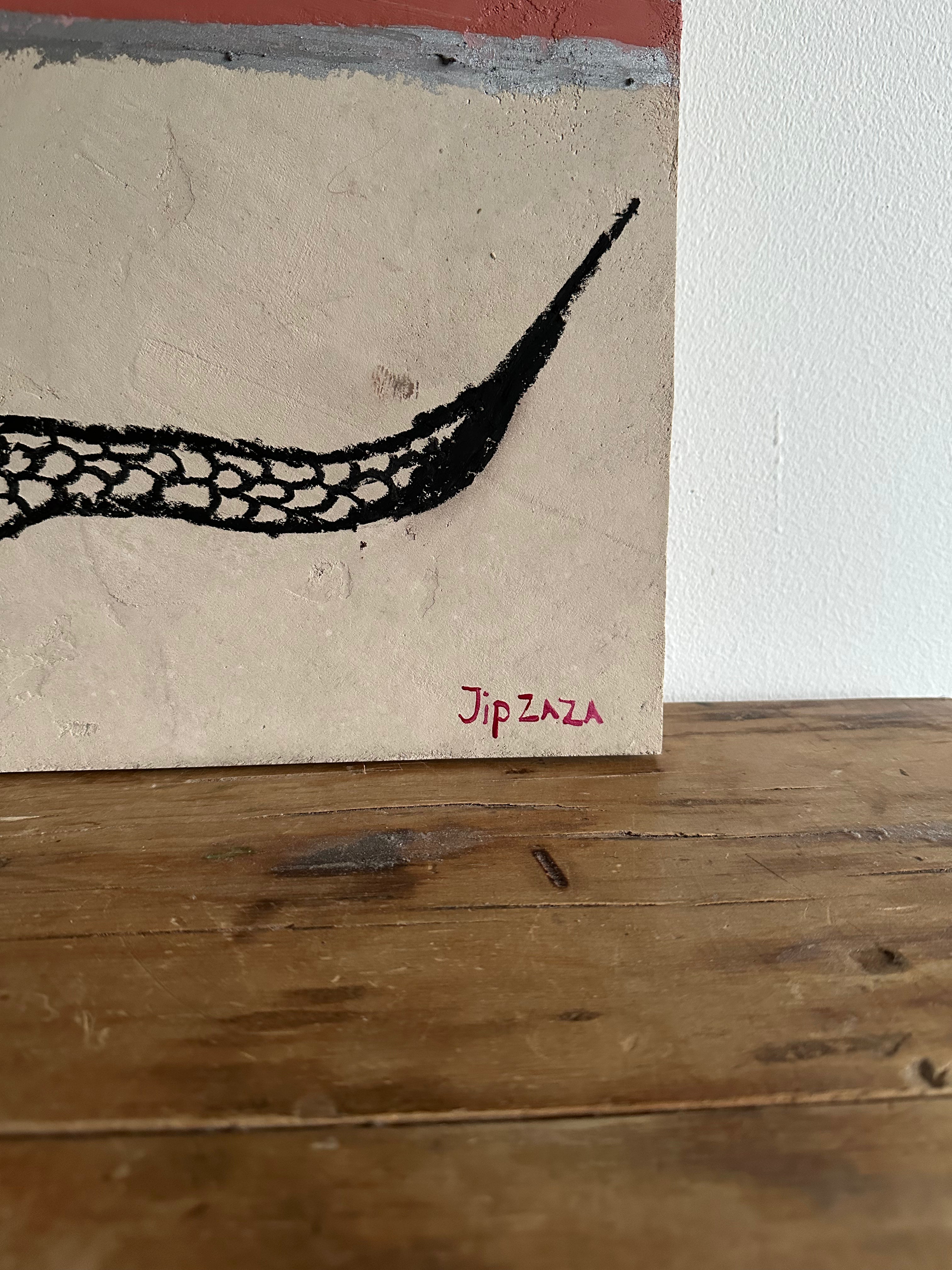 Shedding of the storm - Kunstwerk op beton cire